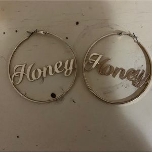Urban Outfitters Jewelry - Urban Outfitters โHoneyโ slogan earrings. Urban Outfitters Jewelry - Urban Outfitters โHoneyโ slogan earrings.